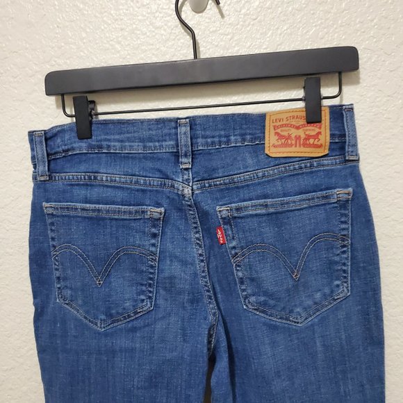 Levi's Boyfriend jeans mid rise distressed crop relaxed fit - Picture 7 of 9